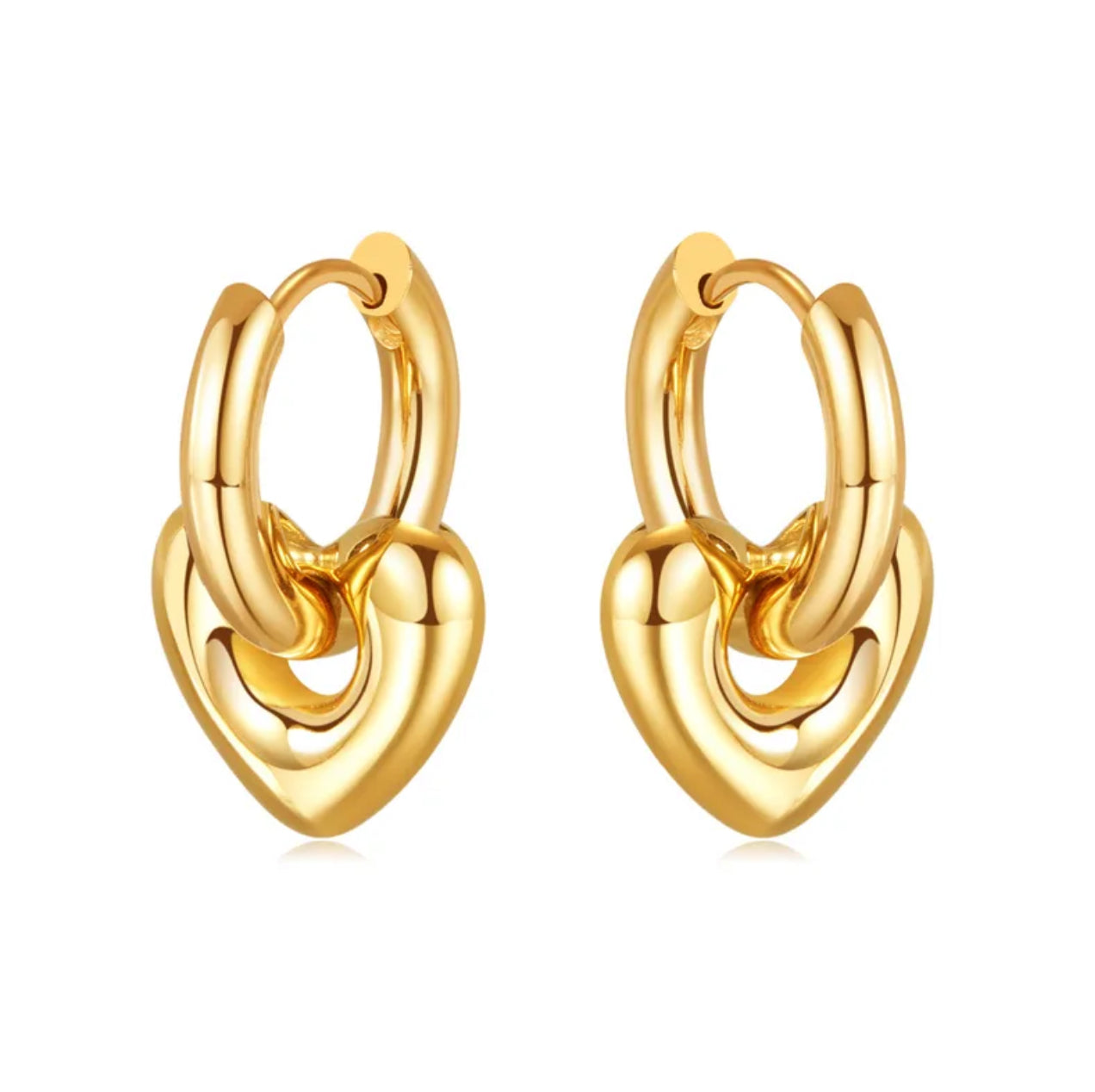 Chunky Heart Earrings