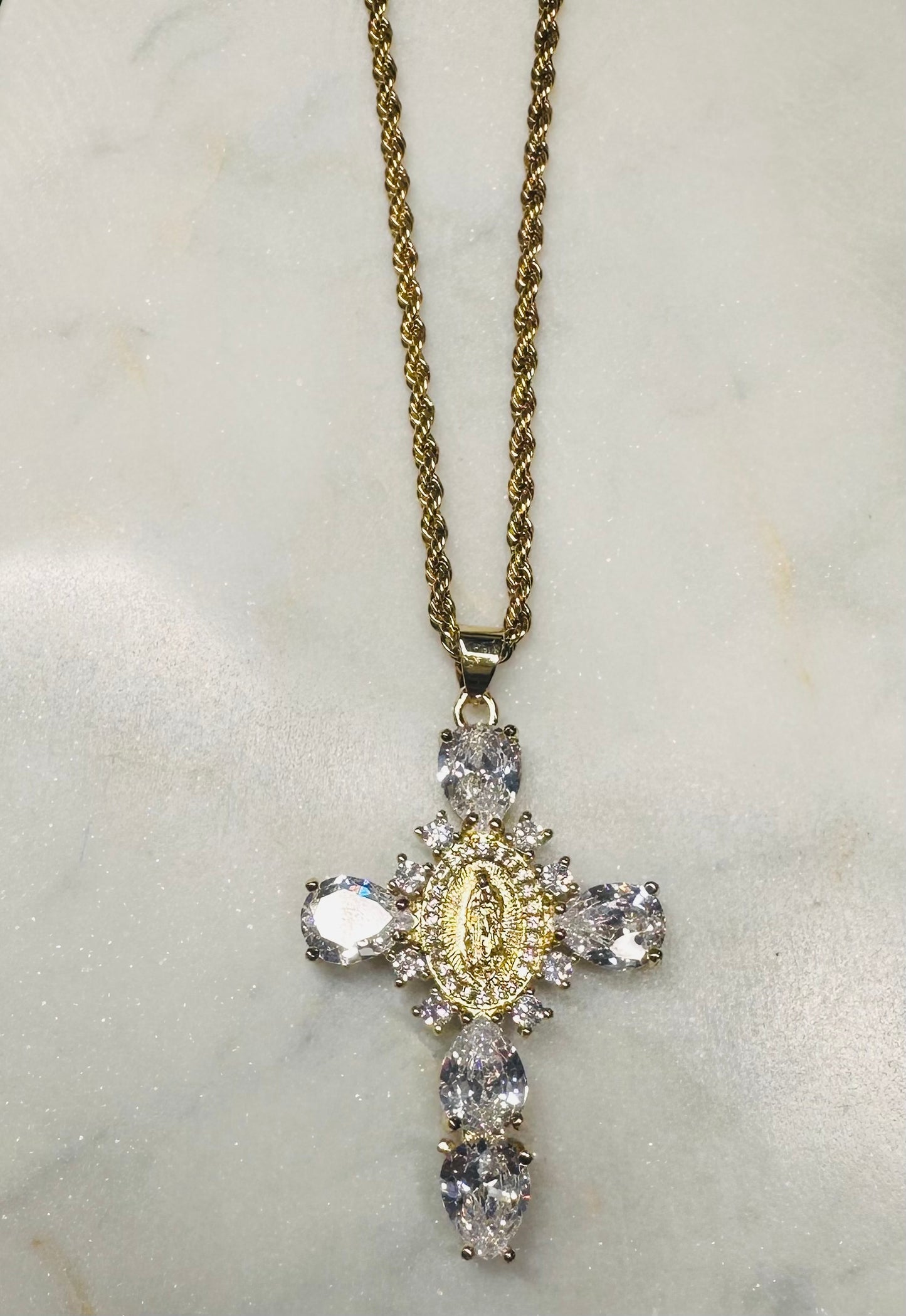 Virgen Mary Necklace