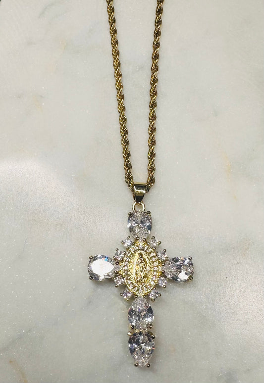 Virgen Mary Necklace
